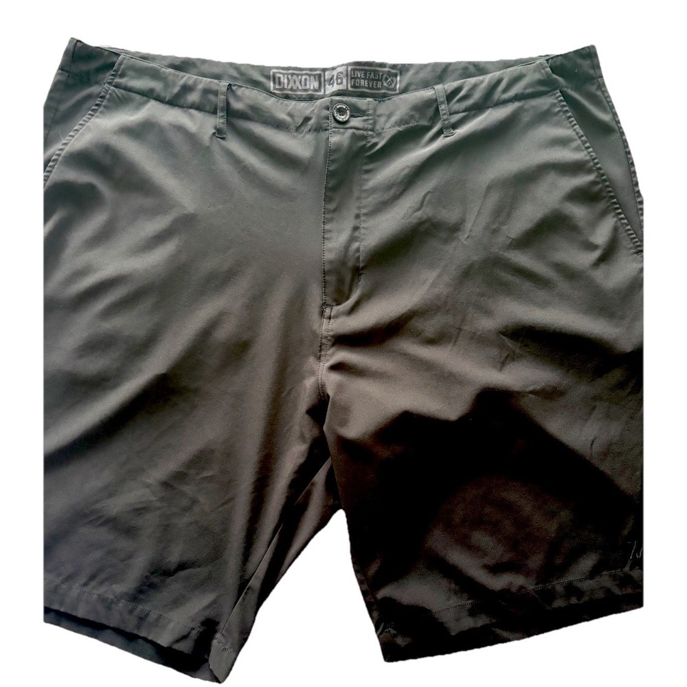 DiXXon Live Fast Forever Shorts 46 Black Golf Athleisure Outdoor Performance